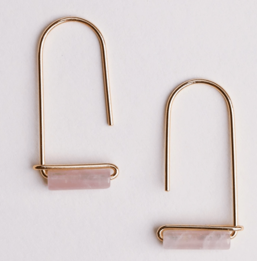 Gemstone Drop Earrings