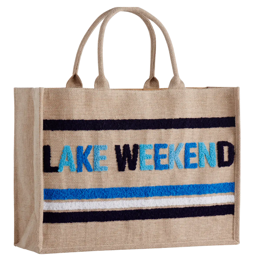 "Lake Weekend" Beach Bag