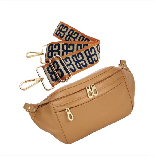 Leather Poppy Sling Bag