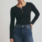 Favorite Daughter The Henley Ribbed Long Sleeve