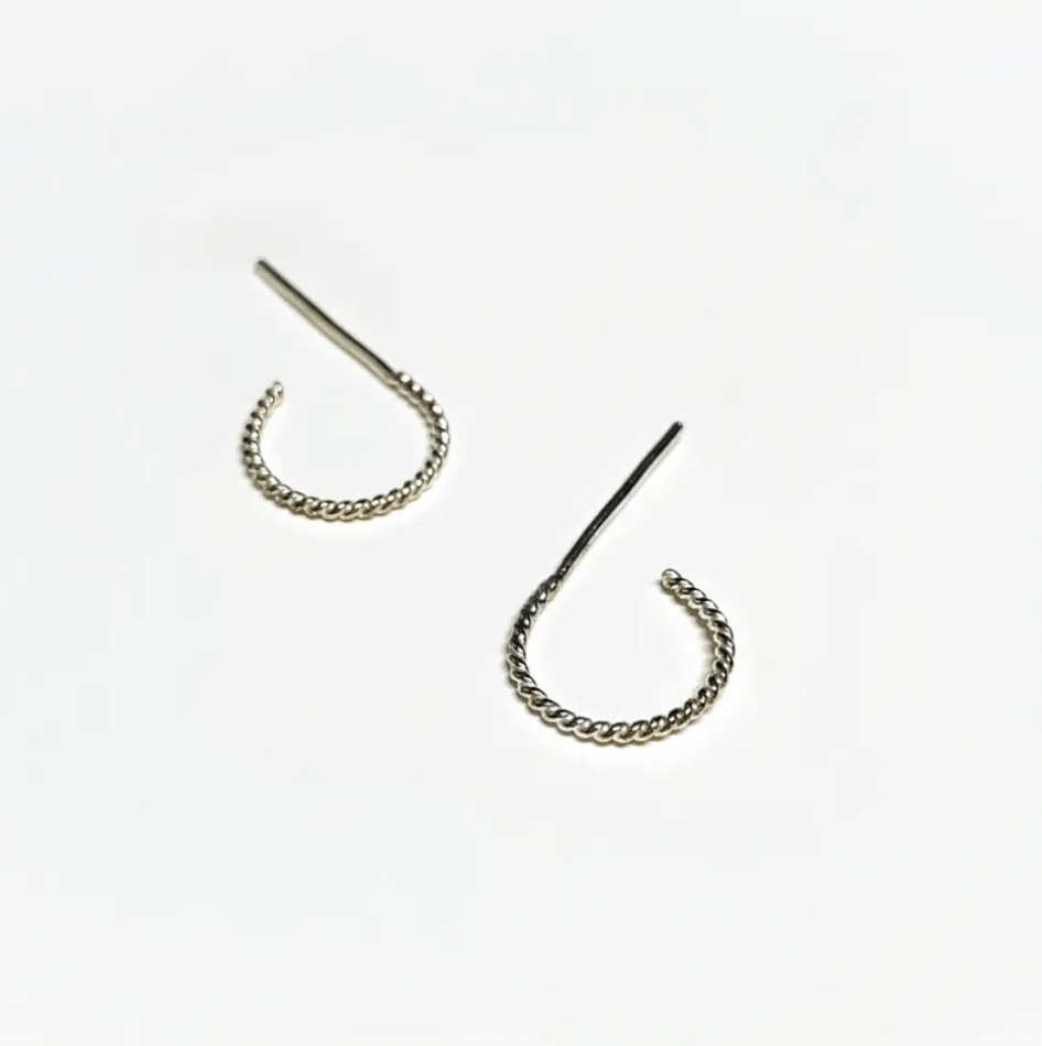 Rope Huggie Hoops