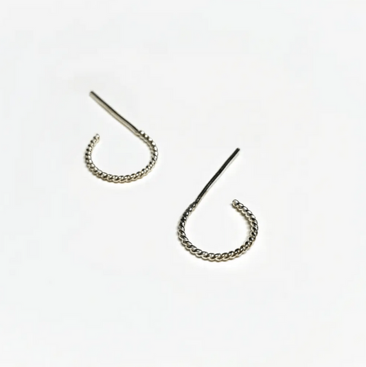 Rope Huggie Hoops