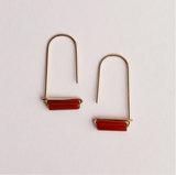 Gemstone Drop Earrings