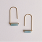 Gemstone Drop Earrings