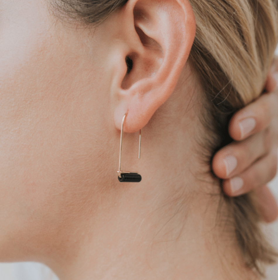Gemstone Drop Earrings