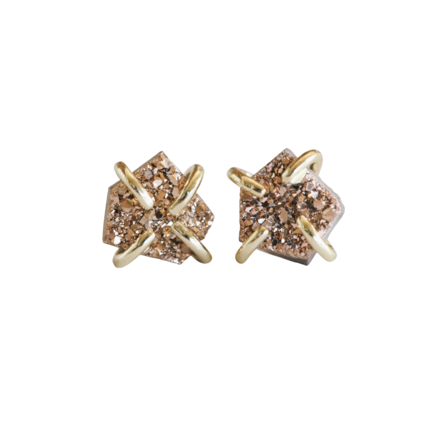 JaxKelly Druzy Prong Earrings
