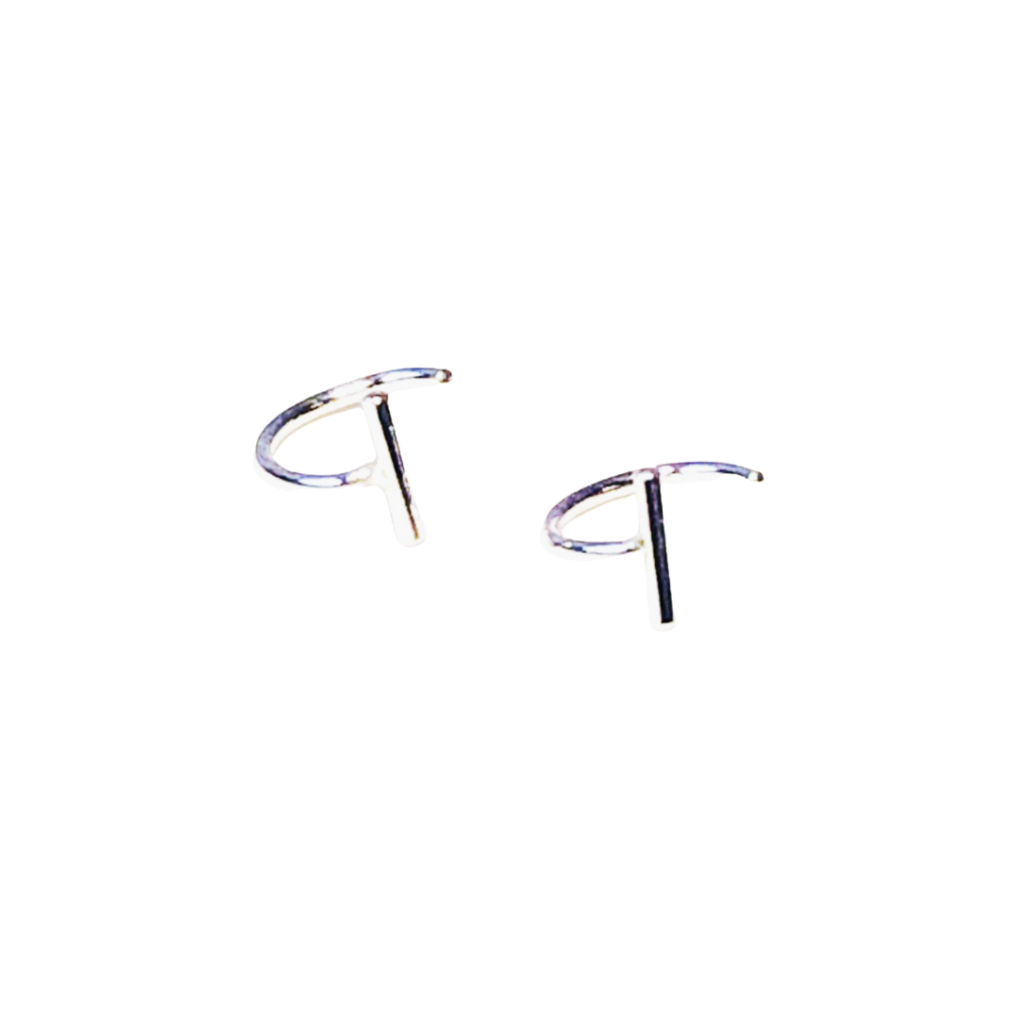 Bar Hoop Earrings