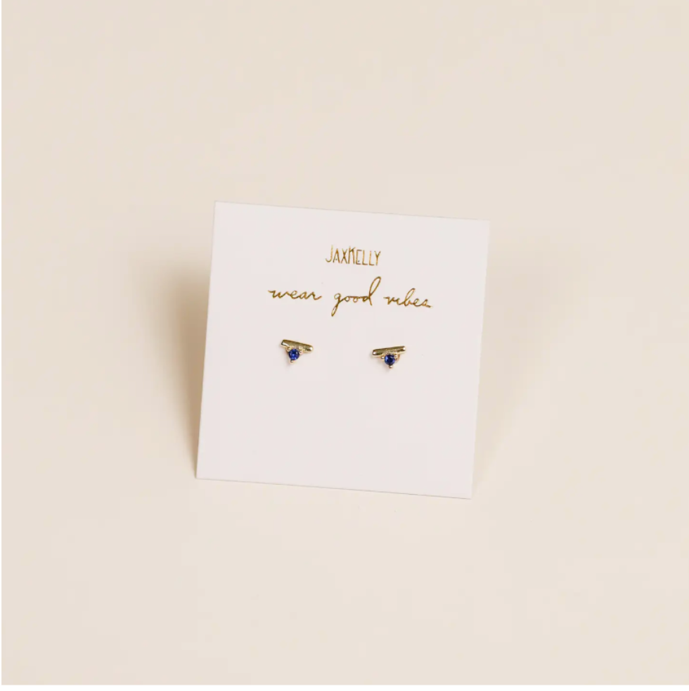 Stud Bar - Sapphire