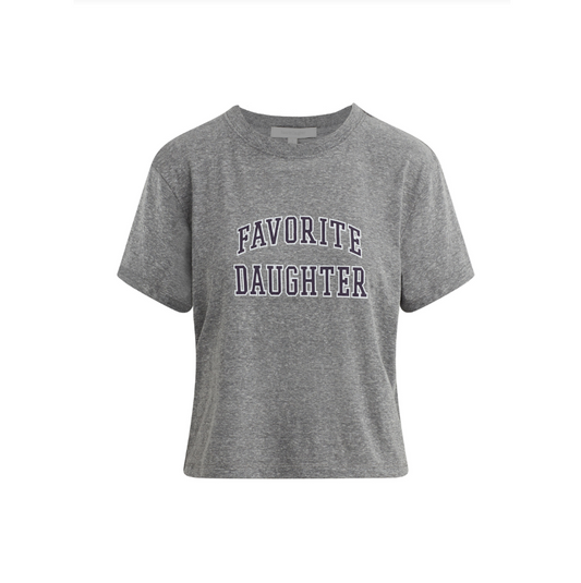 Favorite Daughter Cropped Collegiate Tee