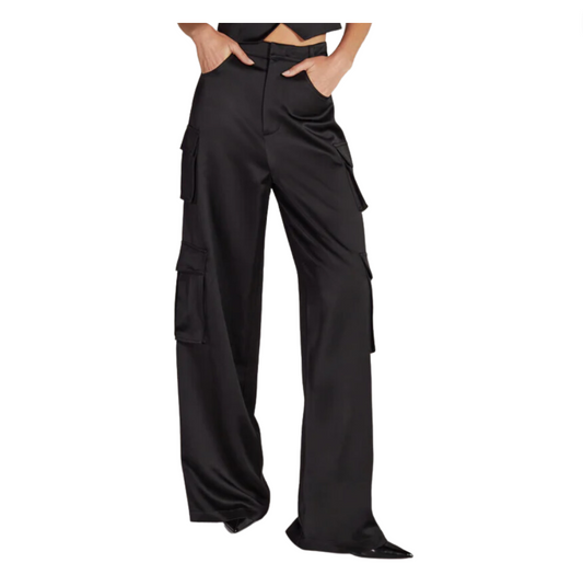 Favorite Daughter Satin Cargo Pant