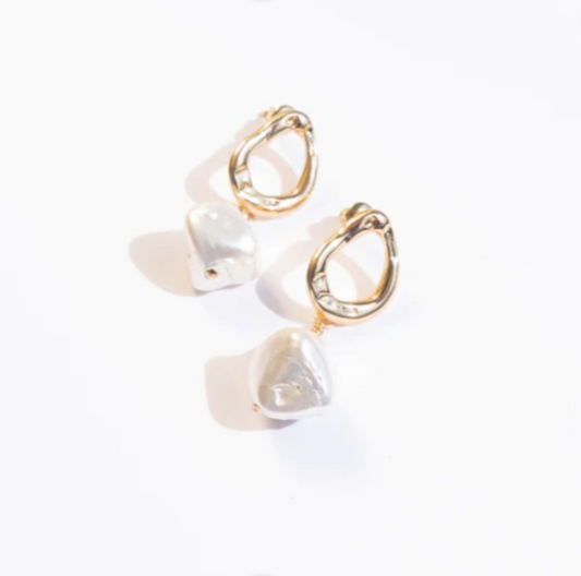 Binah Pearl Earrings