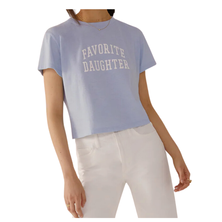 Favorite Daughter Cropped Collegiate Tee