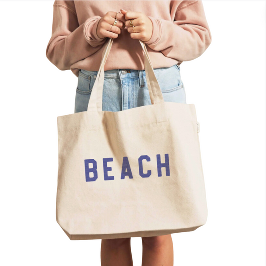 Beach Canvas Tote Bag