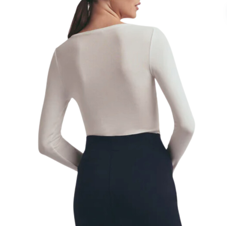 Favorite Daughter The Henley Ribbed Long Sleeve