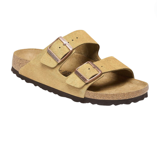 Arizona Suede Leather latte Cream Narrow