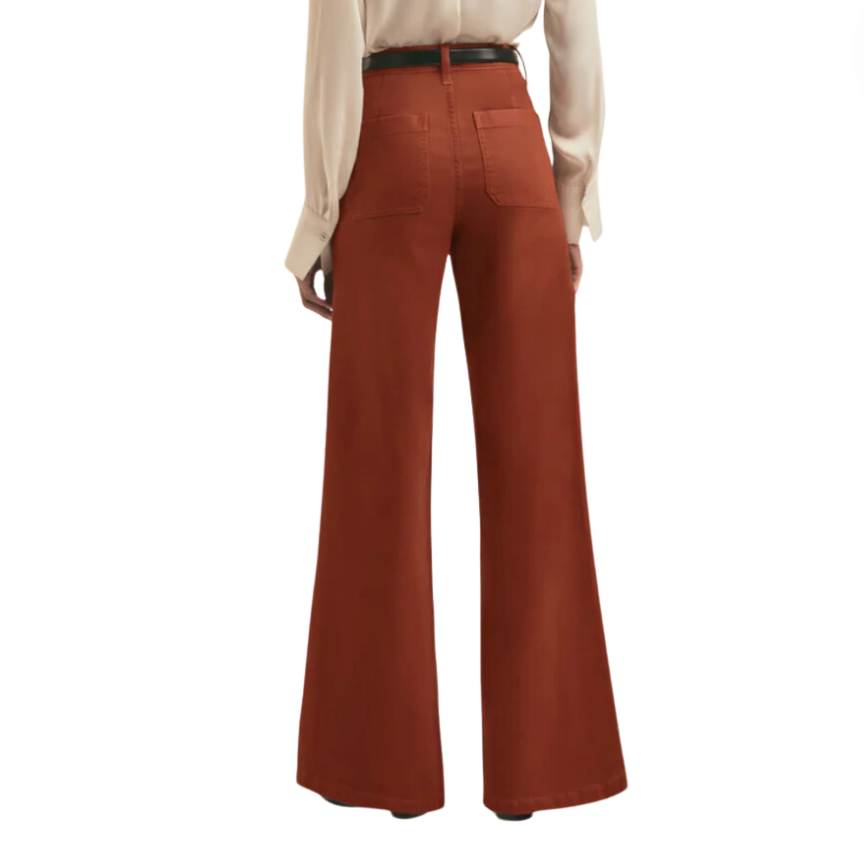 The Coated Mischa Wide Leg