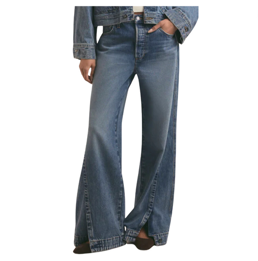 Favorite Daughter Oliver Ultimate Baggy Wide Leg Pant in Austin