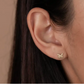 Gold Butterfly Stud Earrings