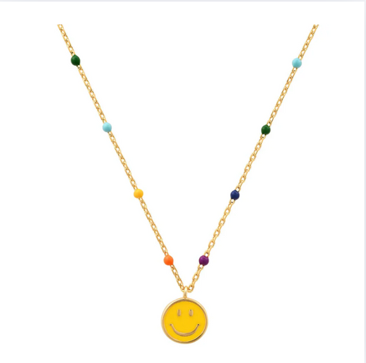 TAI Charmful Enamal Pendant Necklace