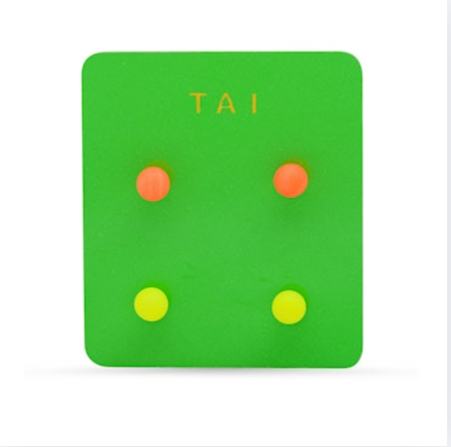 TAI Colored Ball Studs