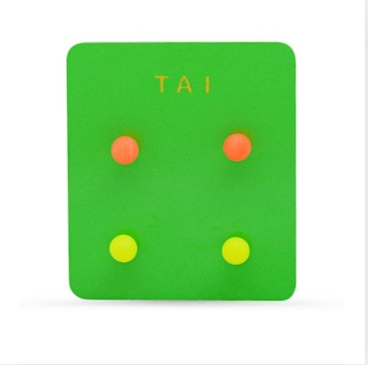 TAI Colored Ball Studs