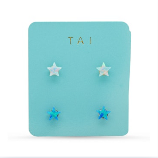 TAI Set of 2 Star Studs