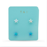 TAI Set of 2 Star Studs