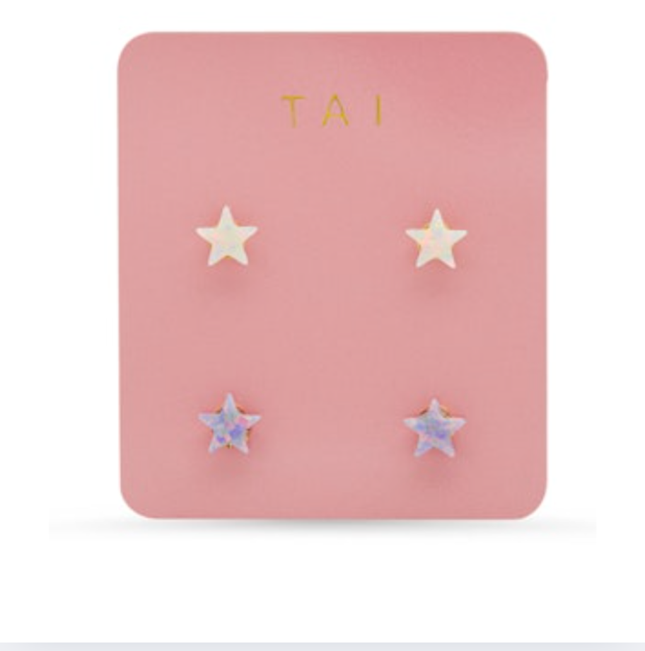 TAI Set of 2 Star Studs