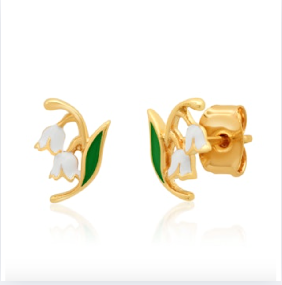 TAI Flower Enamel Studs