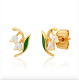 TAI Flower Enamel Studs