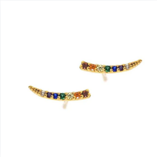 Rainbow Slice Studs