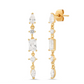Radiant Drop CZ Earrings