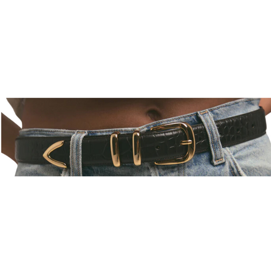 The Jordan Croc Embossed Belt