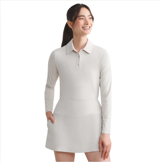 Course to Court Long Sleeve Polo