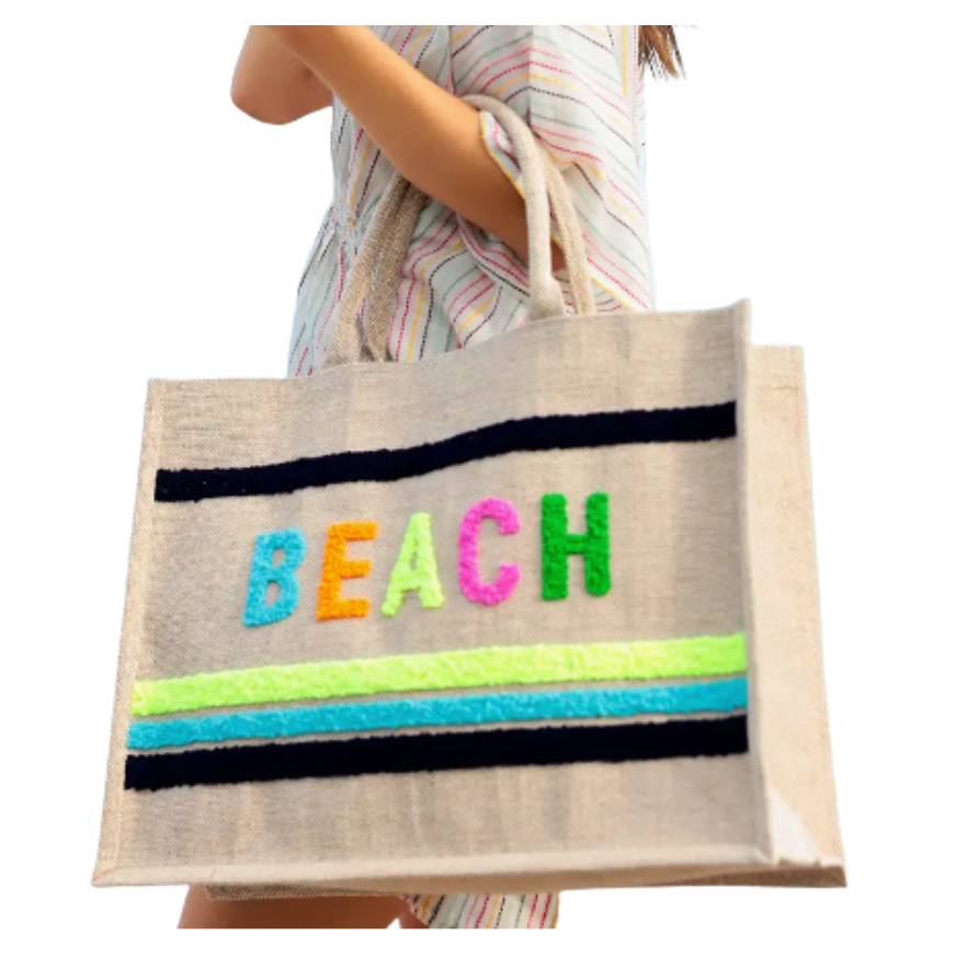"Beach" Beach Bag