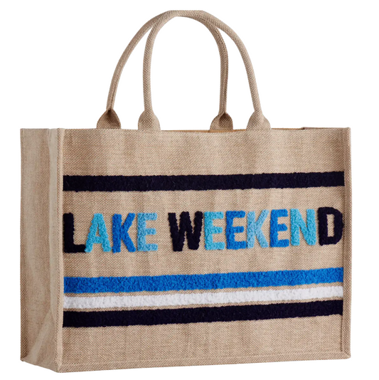 "Lake Weekend" Beach Bag
