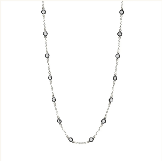 Freida Rothman Mini Bezel Stone Necklace