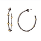 Freida Rothman Best Selling Pave Arrow Hoop Earrings