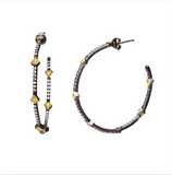 Freida Rothman Best Selling Pave Arrow Hoop Earrings