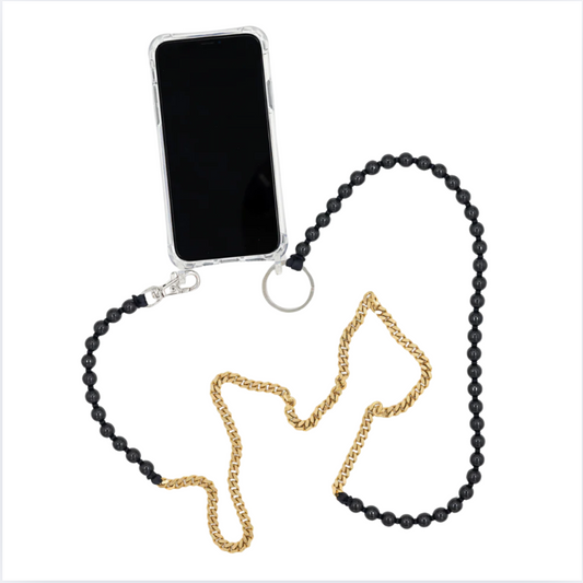 ina.seifart Phone Necklace- Wood and Brass