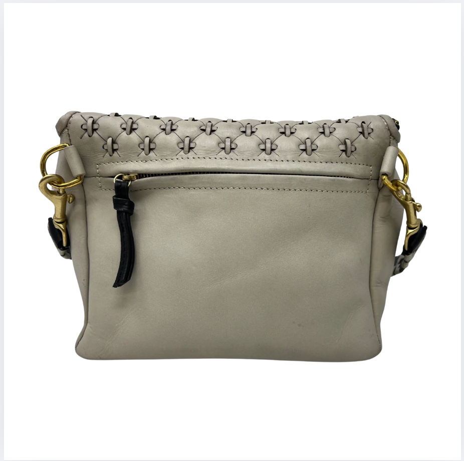 Mini Rough Night Crossbody - Chalk Lazer Criss Cross