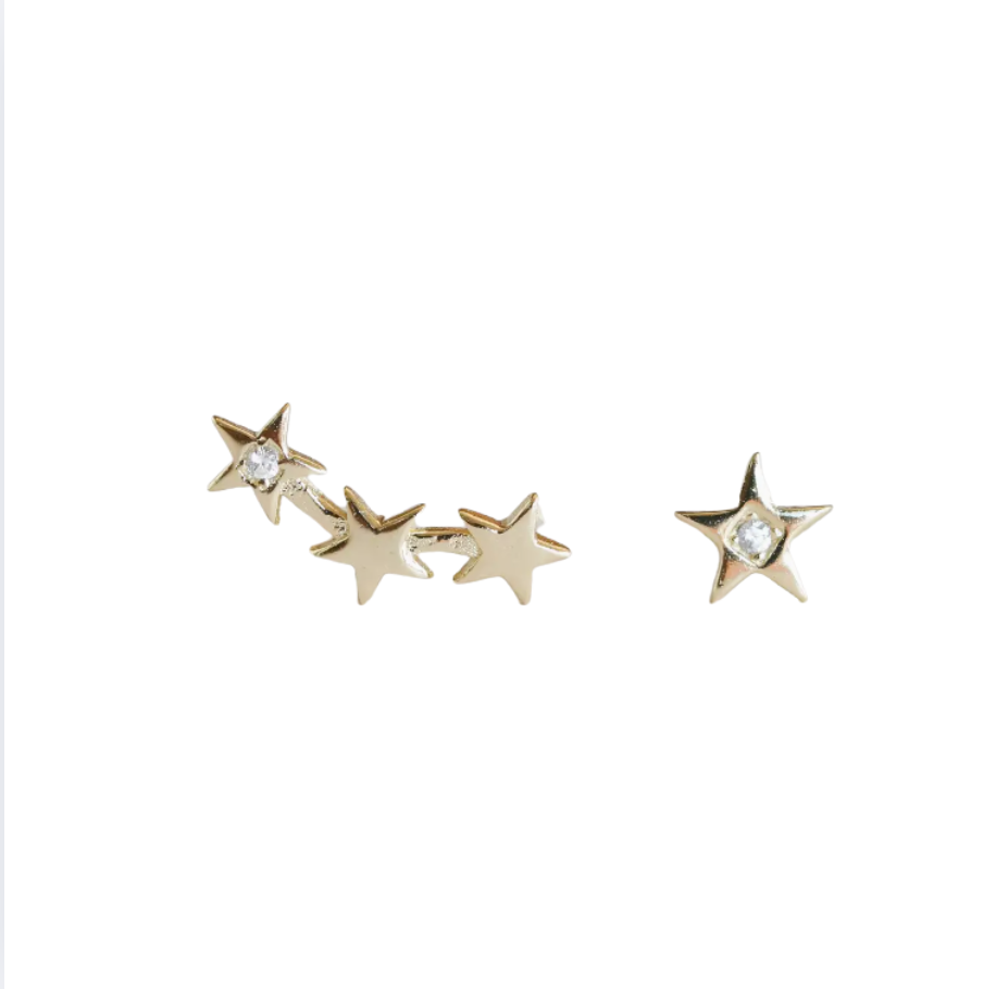 Complements - Star & Constellation - Gold Earrings