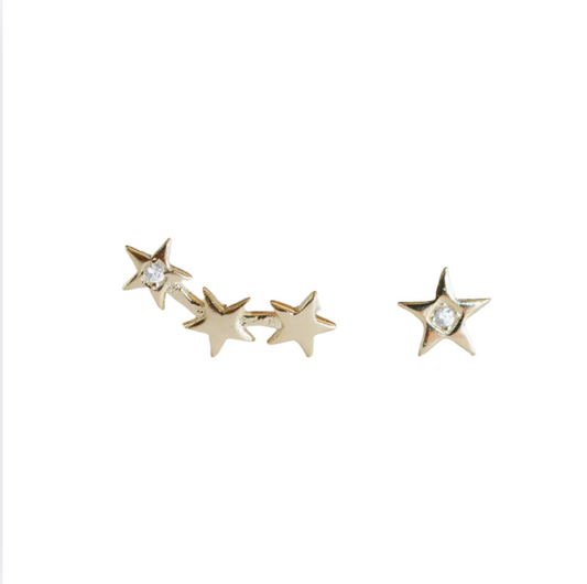 Complements - Star & Constellation - Gold Earrings