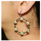 Brooklyn In Bloom Station Open Hoop Earrings