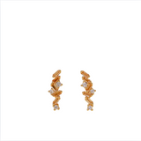 Cascading Baguette Drop Earrings