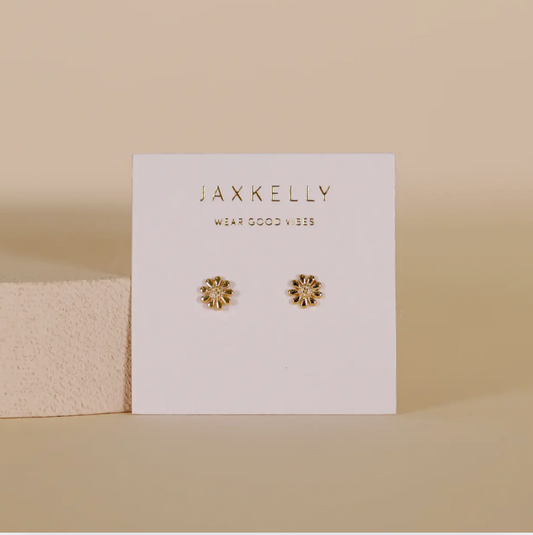 Petite Daisy Stud - 18k Gold Plated Earrings