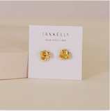 Petite Gold Knot Earrings