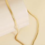 Snake Chain- 18K Gold Plated Necklace