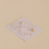 Multi Pearl Hoop Earrings