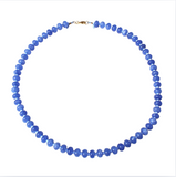 Cornflower Stone Candy Beaded Necklace